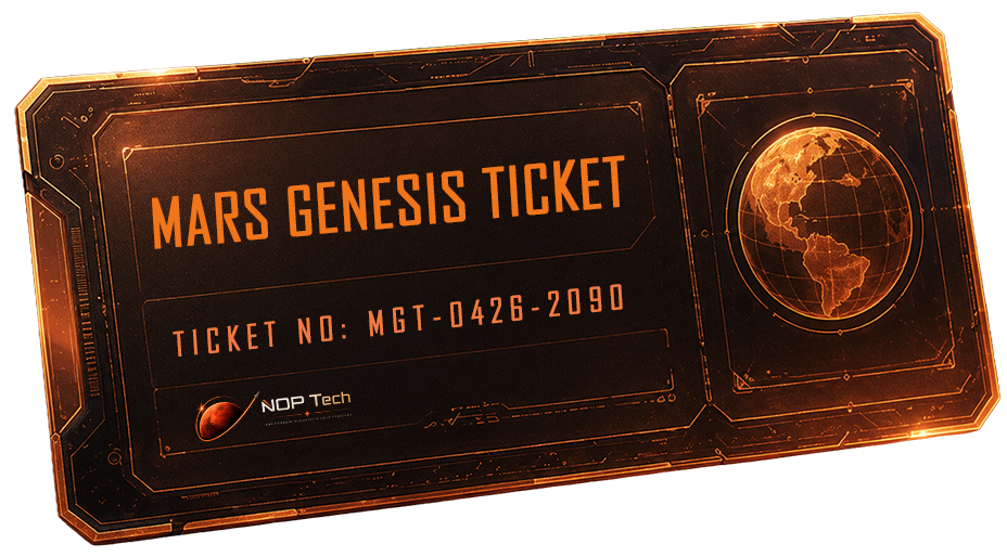Mars Genesis Ticket